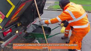 Repairing potholes