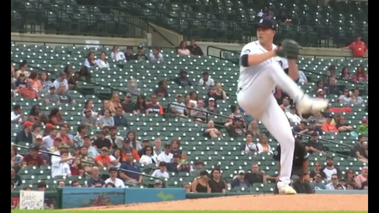 Tigers Pitcher, Tarik Skubal Shows His Pitching Mechanics