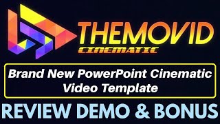 TheMovid Cinematic Review Demo Bonus - Brand New PowerPoint Cinematic Video Template