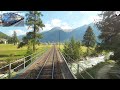 ★ 4K Samedan - Preda, Cargo train driver's view, Switzerland [10.2020]