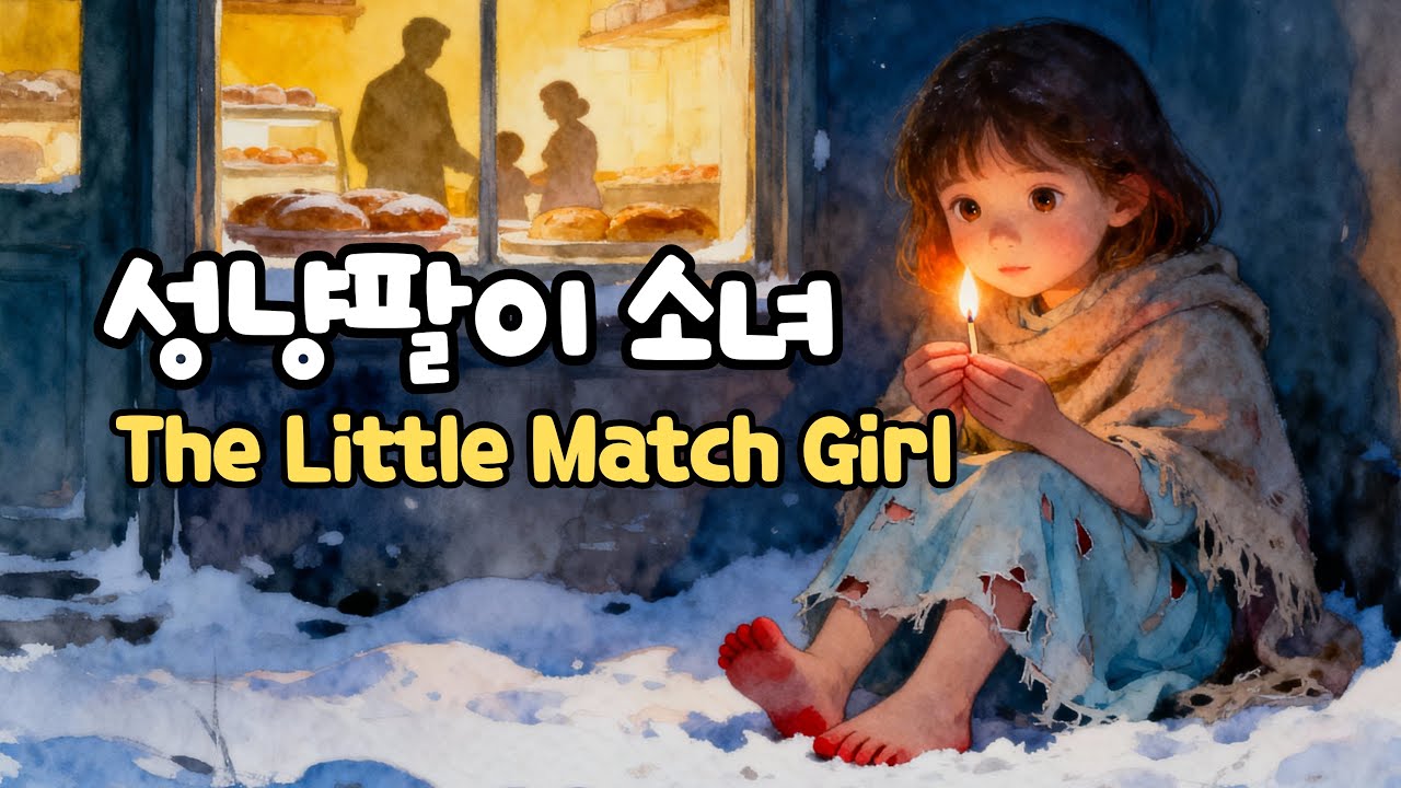 🔥 The Little Match Girl 성냥팔이 소녀 | 안데르센 영어동화 낭독 | 엄마표 영어 | 루미의 영어 비밀노트