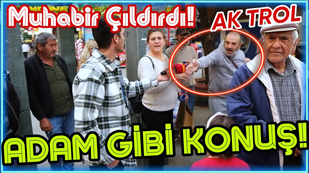 Muhabir Kendisine Hain Diyen Ak Trole Haddini Bildirdi! Senden Ala Hain mi Olur | Sokak Röportajları