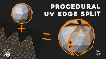 Procedurally Split Mesh along UV Island Boundaries - Blender Tutorial
