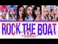 XG 'ROCK THE BOAT' Lyrics (Color Coded Lyrics)