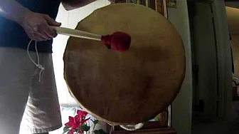 The voice of a medicine drum is brought out.