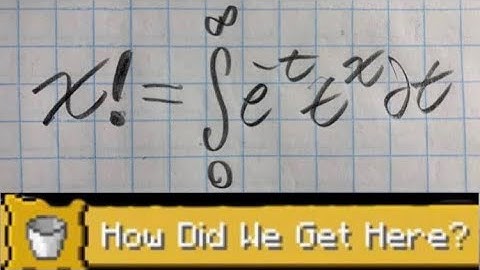 (3)(Calculus) Extending the factorial function