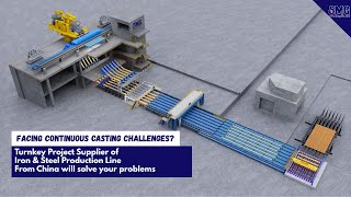 🧊 Continuous Casting of Square Billets – SMG 3D Animation of a Steel Production Process Net Worth