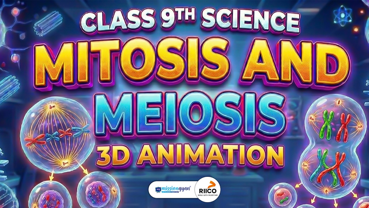 Mitosis And Meiosis 3D Animation Class 9 Science Educational mitosis-and-meiosis-3d-animation-class-9-science-educational