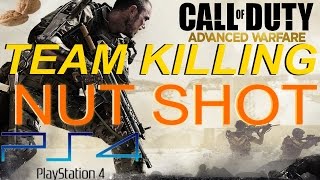 Hilarious Nut Shots in Call of Duty Advanced Warfare for the PS4 - Team Killing Reactions  Nut Shots