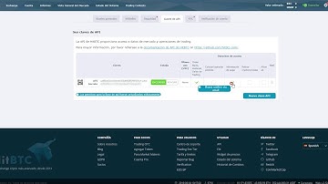 Create an API Key in HitBTC.com