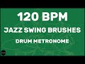 Jazz Swing Brushes | Drum Metronome Loop | 120 BPM