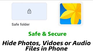 How to Hide Photos, Videos and Audio files in Phone | How to hide Files in Smartphone | Google Files