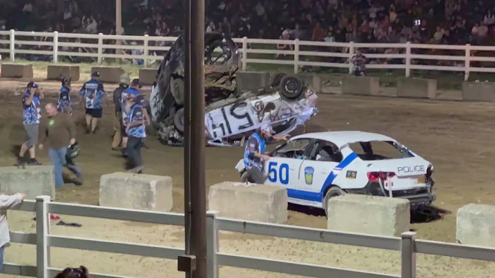 Brampton Fall Fair Demolition derby ( 2024 ) Gone Wrong