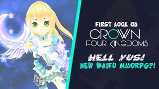 Crown: Four Kingdoms First Impressions - Is This The New Waifu MMORPG? screenshot 3