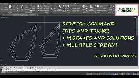 TOPIC 4.4 AutoCAD STRETCH Command Tips and Tricks