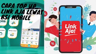 Cara top up saldo link aja lewat aplikasi bsi mobile (Bank Syariah Indonesia) | gampang banget