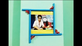 How To Make Photo Frame At Home - Origami Christmas Gift - Paper Christmas decoration ideas screenshot 1