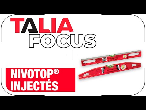 Niveau Nivotop® trapézoïdal 60 cm Taliaplast – poignée latérale vidéo