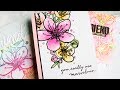 Easy Watercolor Stamping Techniques