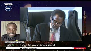Judge President Dunstan Mlambo takes the stand at Judicial Conduct Tribunal