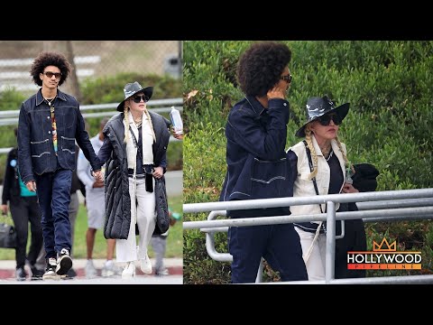 Video: Paparazzi menangkap Madonna dengan pacarnya saat jalan-jalan