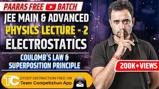 2 Coulomb’s Law & Superposition principle | Electrostatics Class 12 | JEE Mains & Advanced screenshot 4