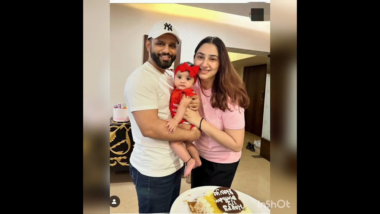 Tv Popular Actress Disha Parmar & Singer Rahul Vaidya cute little princess daughter Navya 