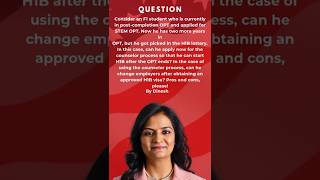 STEM OPT to H1B (Lottery Picked): Consular Processing & Employer Switch EXPLAINED