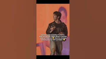 Joshua went from shocked to grooving real quick😭#joshua#seventeen#carat#shorts#youtubeshorts##vernon