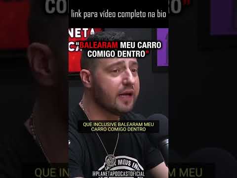 imagem do vídeo "EU SOFRI UM ATENTADO..." com Igor Andrij (EX-ROTA) | Planeta Podcast (Crimes Reais) #shorts