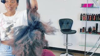 She Came From Miami With DRY, Color-Treated Hair… Those Ends HAD TO GO! 😳