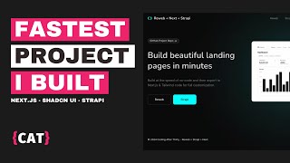 Fastest Way To Build a Website With Next.js Tailwind Shadcn UI and Strapi 5 [ Reweb ]