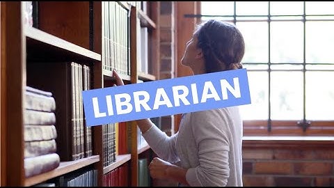 Discover Careers: Librarian | Sortyourfuture