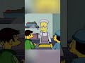 Bart se asustó de Skinner #lossimpson