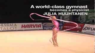 When a world-class gymnast becomes a physicist: Julia Huuhtanen