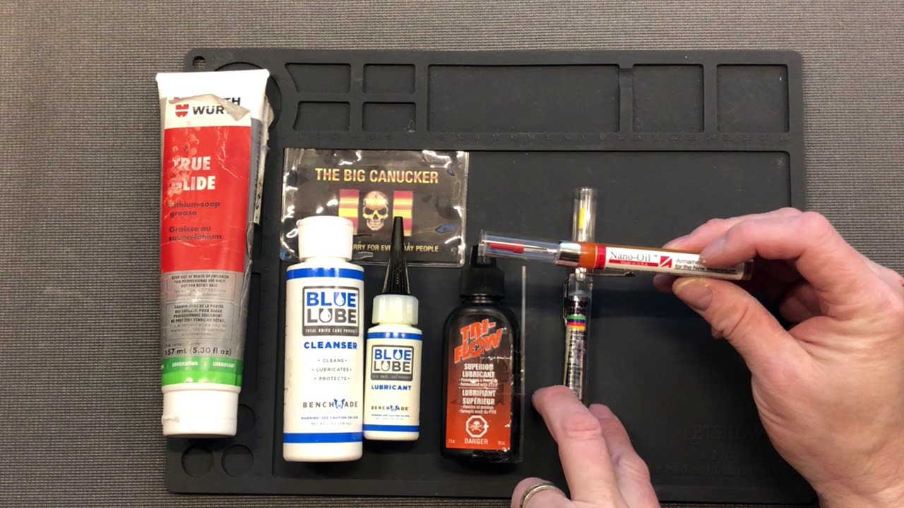 High-End Knife Lubrication (Nano-Oil, Daiwa Reel Oil, Frog Lube, and  more!): The Nick Shabazz Guide 