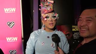 Rock M. Sakura Carpet Interview at Drag Me to the Movies Premiere