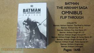 Batman Arkham Saga Omnibus Flip Through - 1648 Pages Graphic Novel