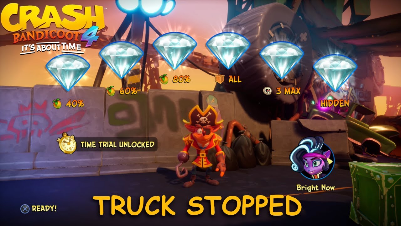 Crash Bandicoot 4 Truck Stopped Hidden Gem & Box Locations Guide YouTube
