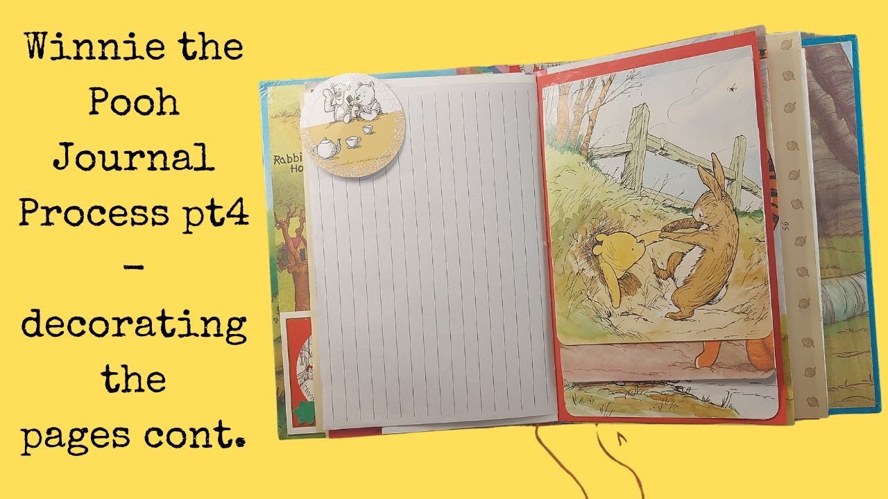 Spiral Bound Journal With Tab Dividers Lined Pages Pooh Bear Innovative ...