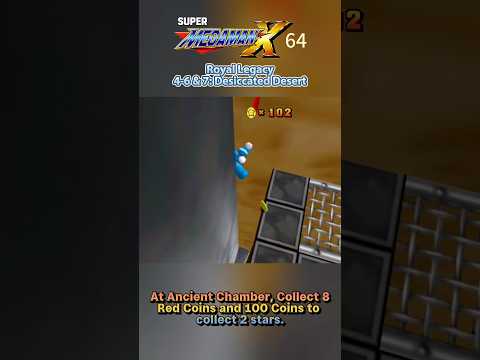 Super MegaMan X 64 Royal Legacy: 4-6 Desiccated Desert #RedCoins