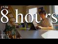 LIVE-Special from Belgium | 8-HOUR study with me in Gent 📚⛈️ rain sounds & pomodoro timer 60 & 10