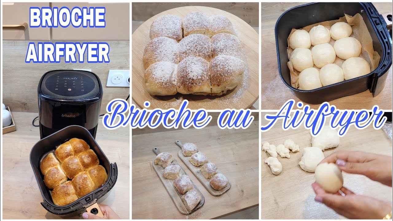 🍞BRIOCHE AU AIRFRYER #briochemaison #airfryer #airfryerrecettes #briocheairfryer #recetteairfryer