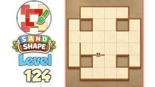 Sand Shape Level 124 Gameplay & Solution