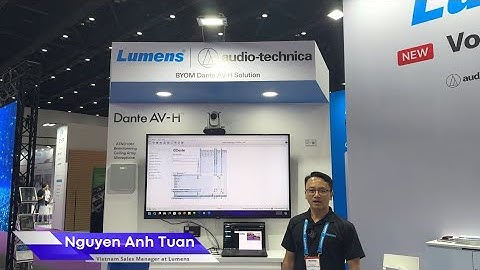 Lumens @ InfoComm Asia 2024: BYOM Dante Solution with Audio Technica | Lumens ProAV