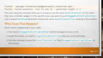 How to Resolve ScrollController Conflicts in Flutter’s DraggableScrollableSheet