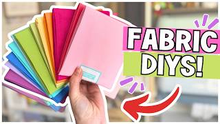 Genius *NEW* DIYs & Hacks using FABRIC! | Decor, Crafts, & Organization! | Mystery Box Challenge