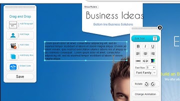 TrendyTools HTML5 site builder Edit Text 02
