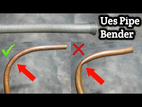 How to easily bend hard copper pipe | Use pipe bender