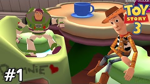 Toy Story 3: The Video Game - PSP Playthrough (1080p,60fps) Part #1